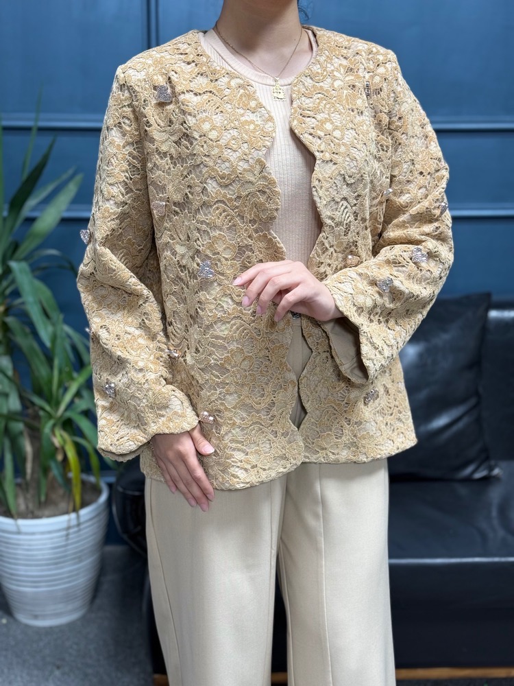 کت شلوار گیپور قلبی